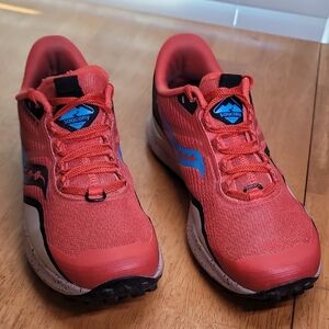 Saucony Peregrine 12 - Coral and Blue